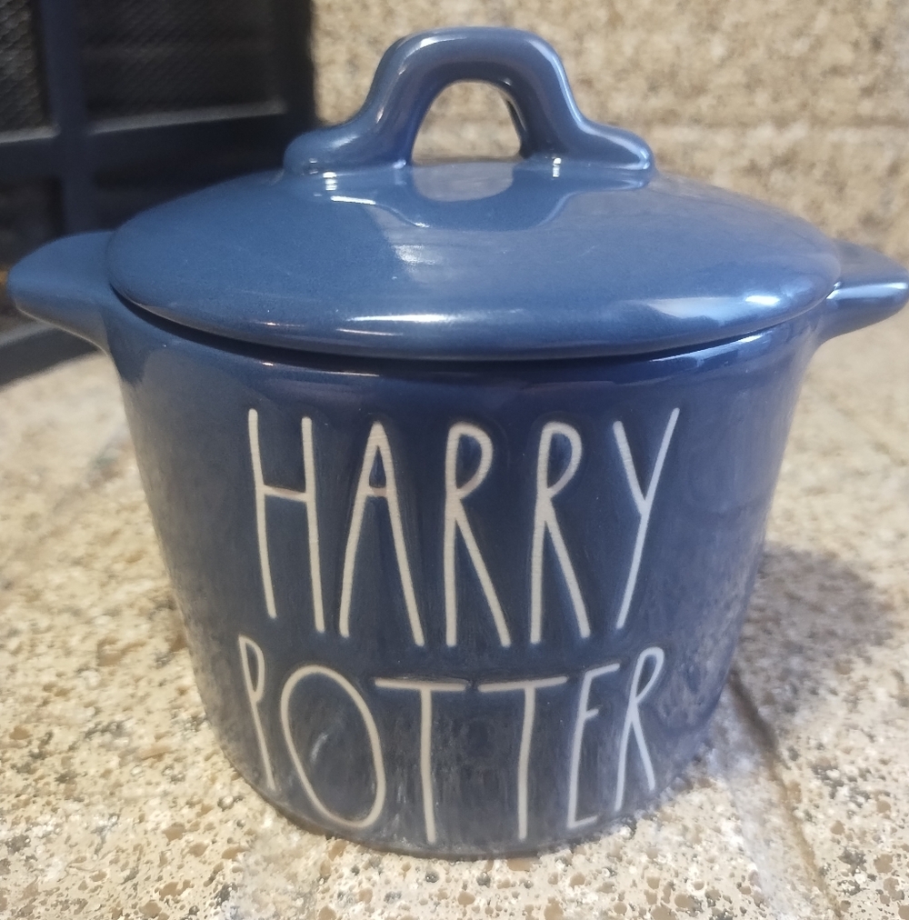 Rae Dunn Harry Potter Crock Dish Hogwarts Blue